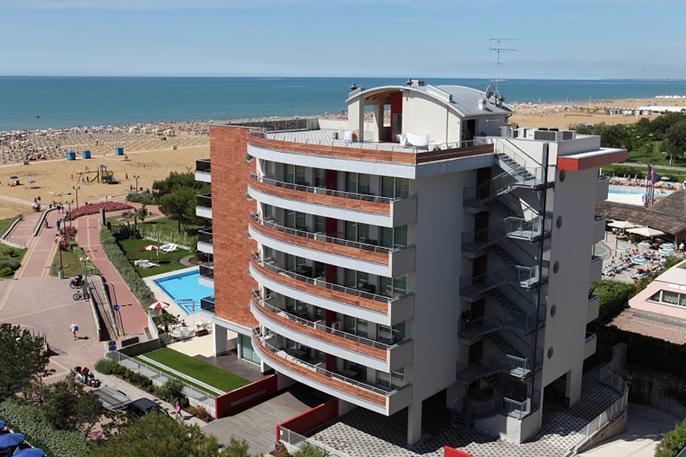 Residence Panorama Apart Hotel Bibione Exteriör bild